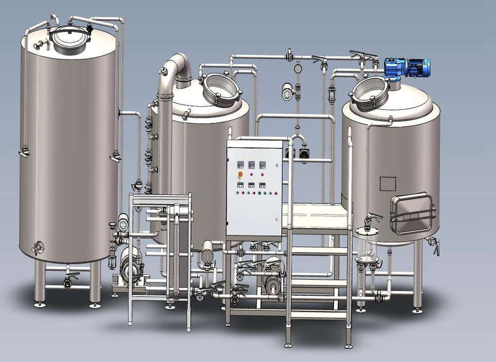 brewery design, craft brewery, brewery, fermentation tanks, brewing equipment, 3D renderings,  beer equipment, brewery equipment